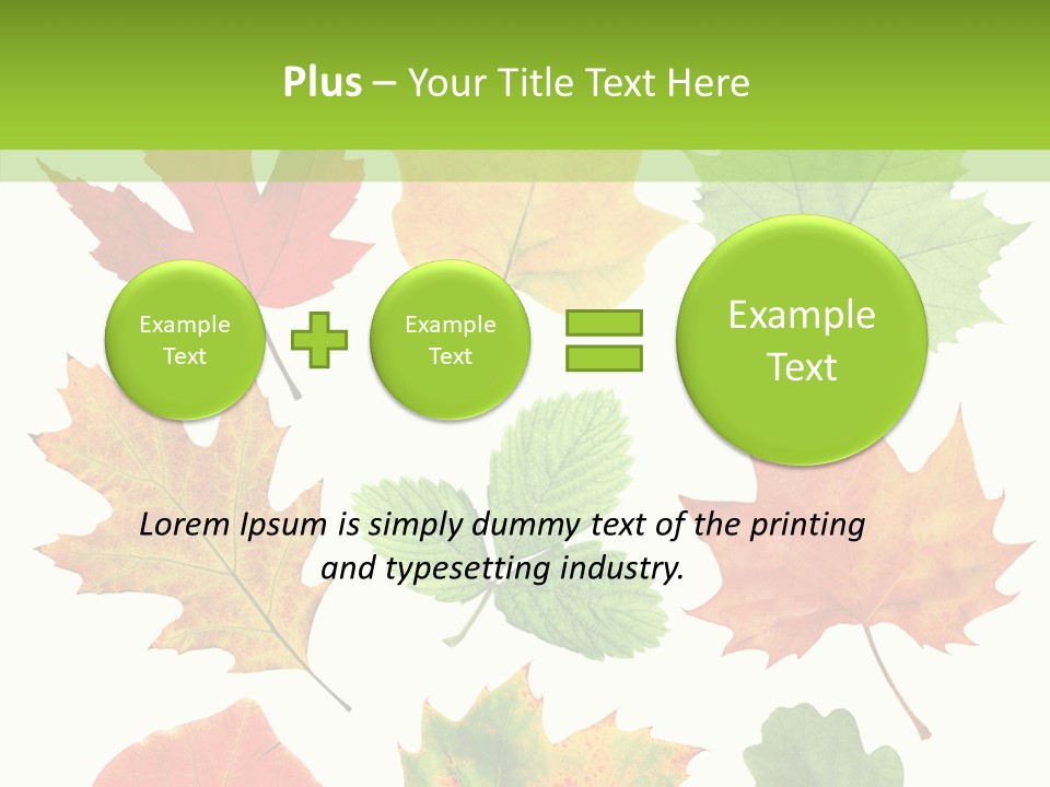 Flora Isolated Summer PowerPoint Template