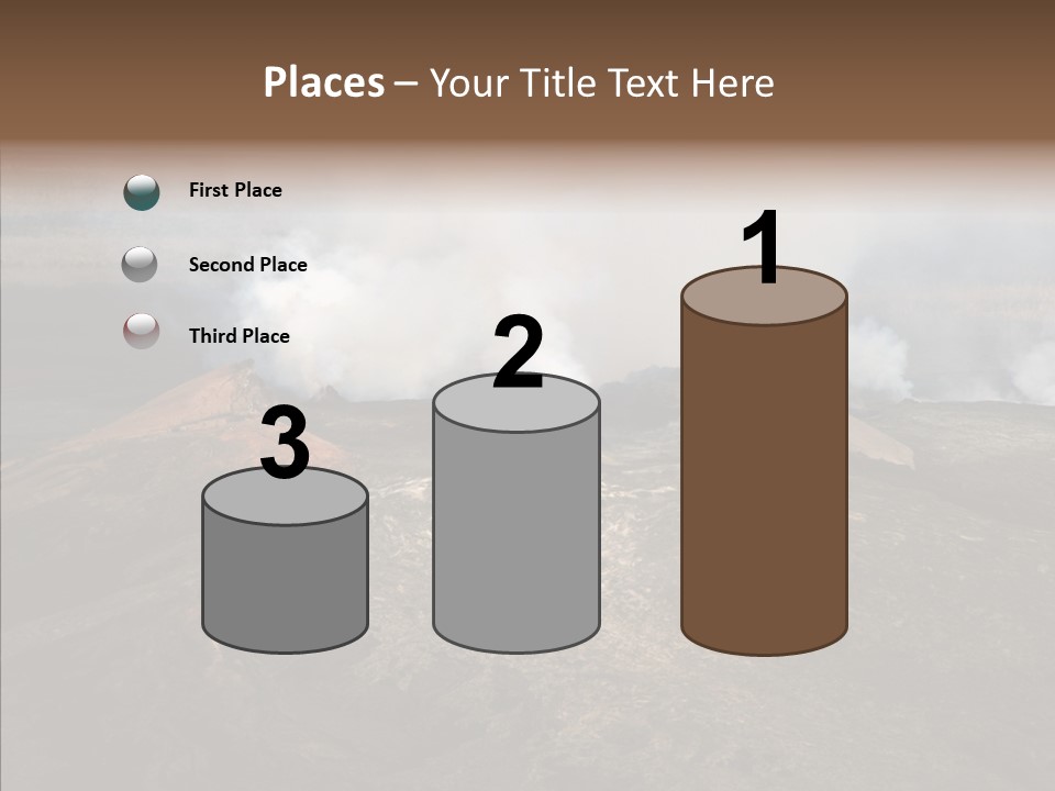 Erupt Active Smoldering PowerPoint Template