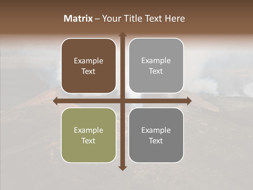 Erupt Active Smoldering PowerPoint Template