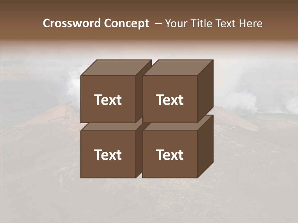Erupt Active Smoldering PowerPoint Template
