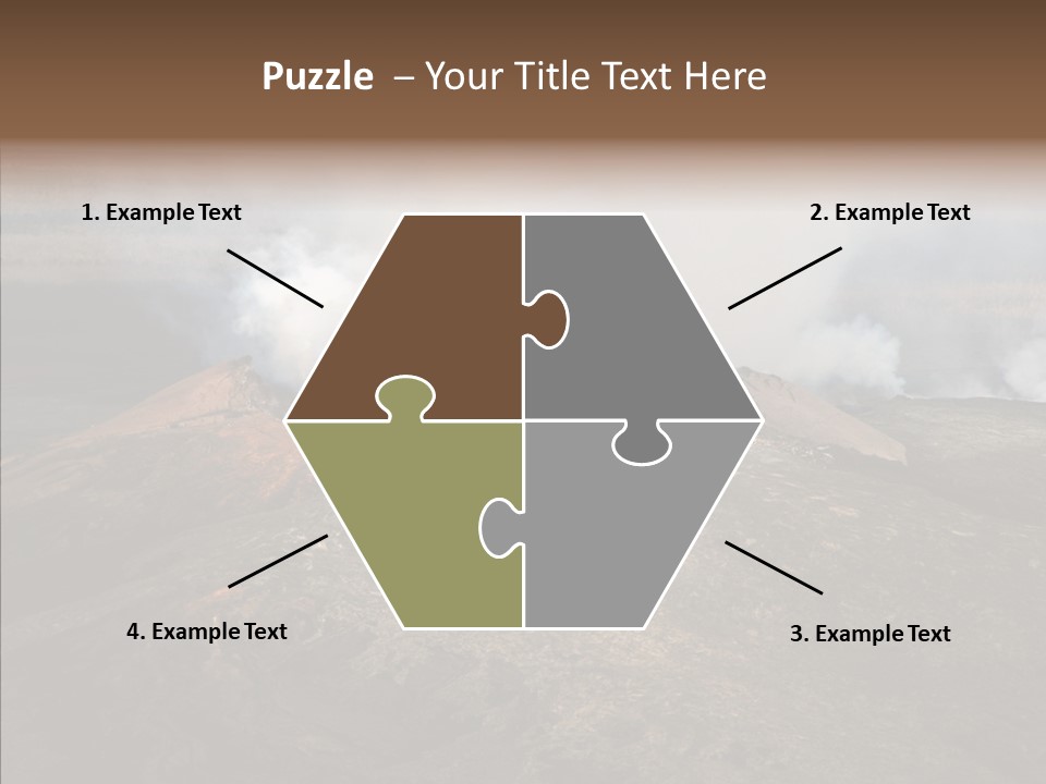 Erupt Active Smoldering PowerPoint Template