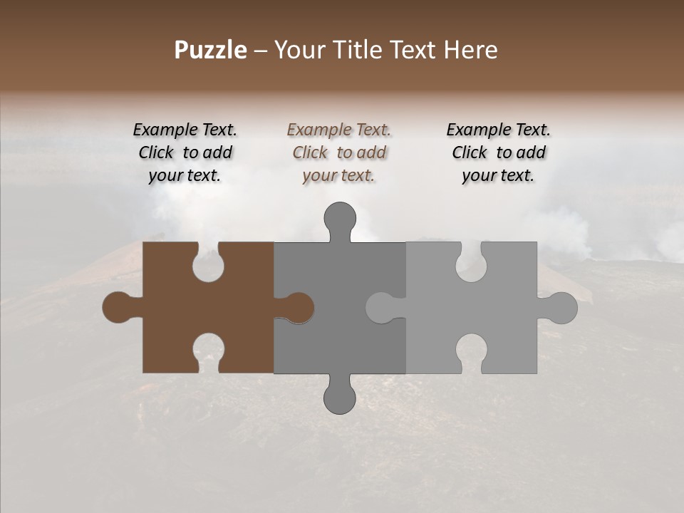 Erupt Active Smoldering PowerPoint Template