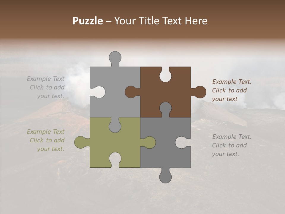 Erupt Active Smoldering PowerPoint Template