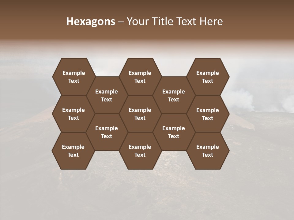 Erupt Active Smoldering PowerPoint Template