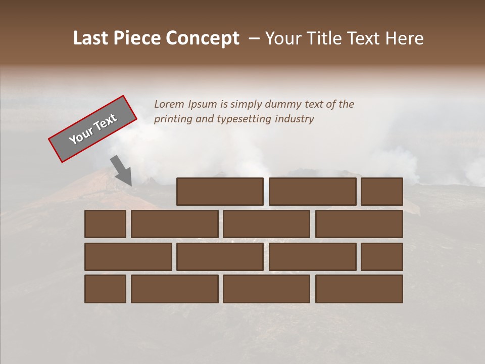 Erupt Active Smoldering PowerPoint Template