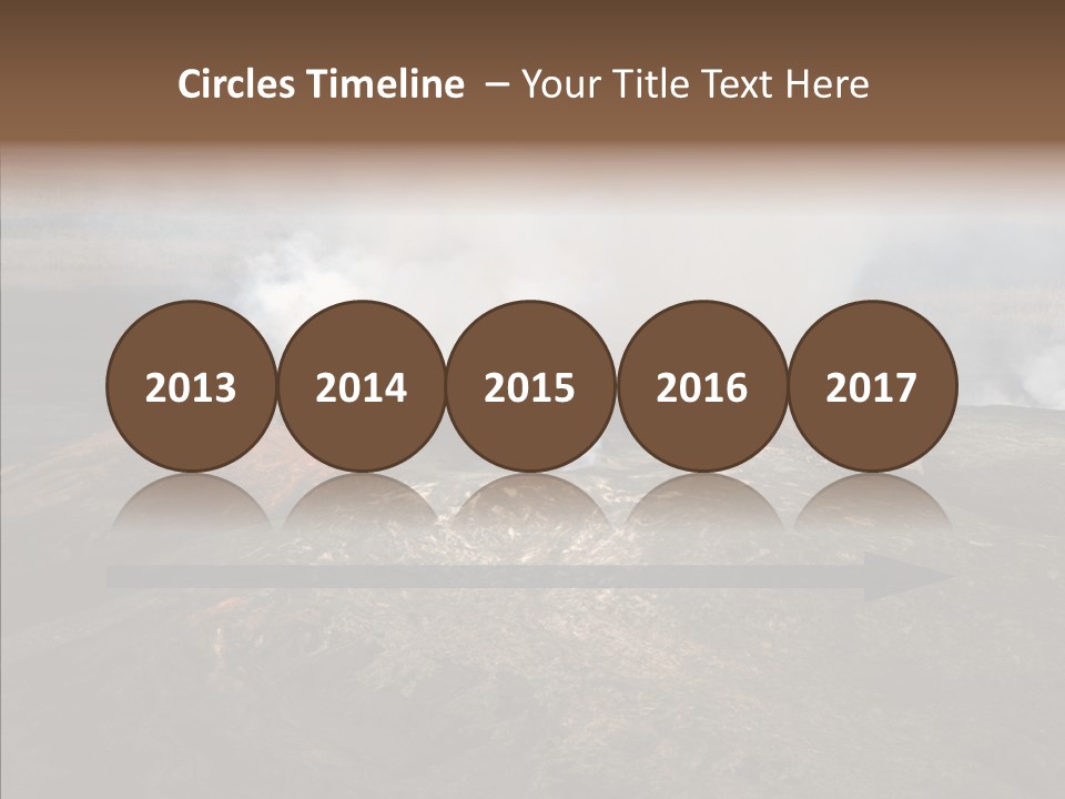 Erupt Active Smoldering PowerPoint Template