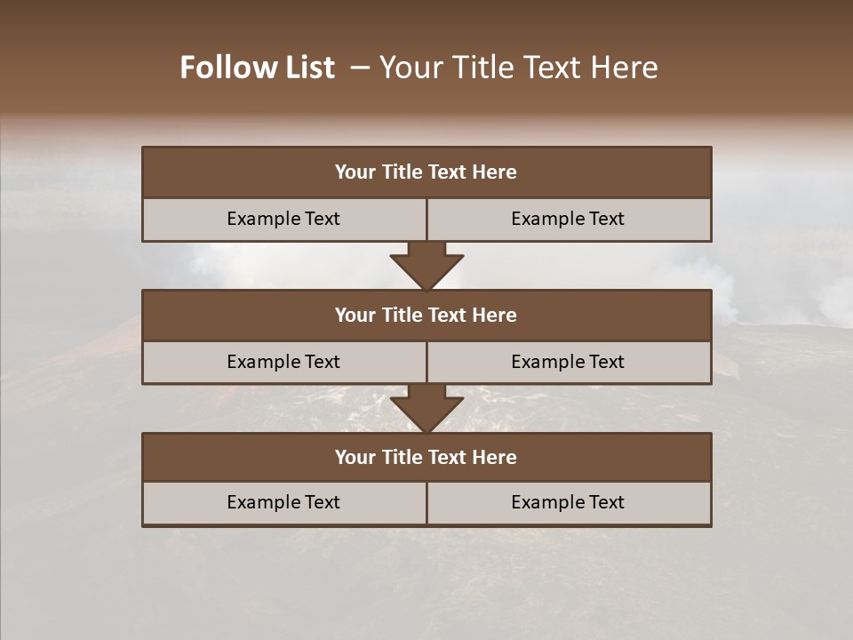 Erupt Active Smoldering PowerPoint Template