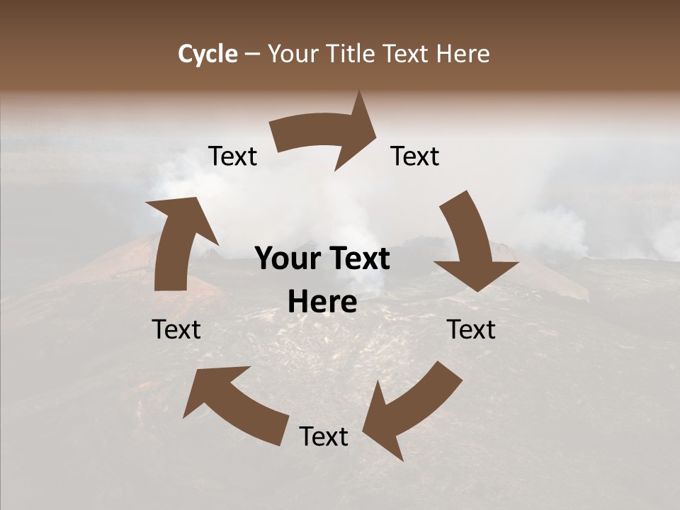 Erupt Active Smoldering PowerPoint Template