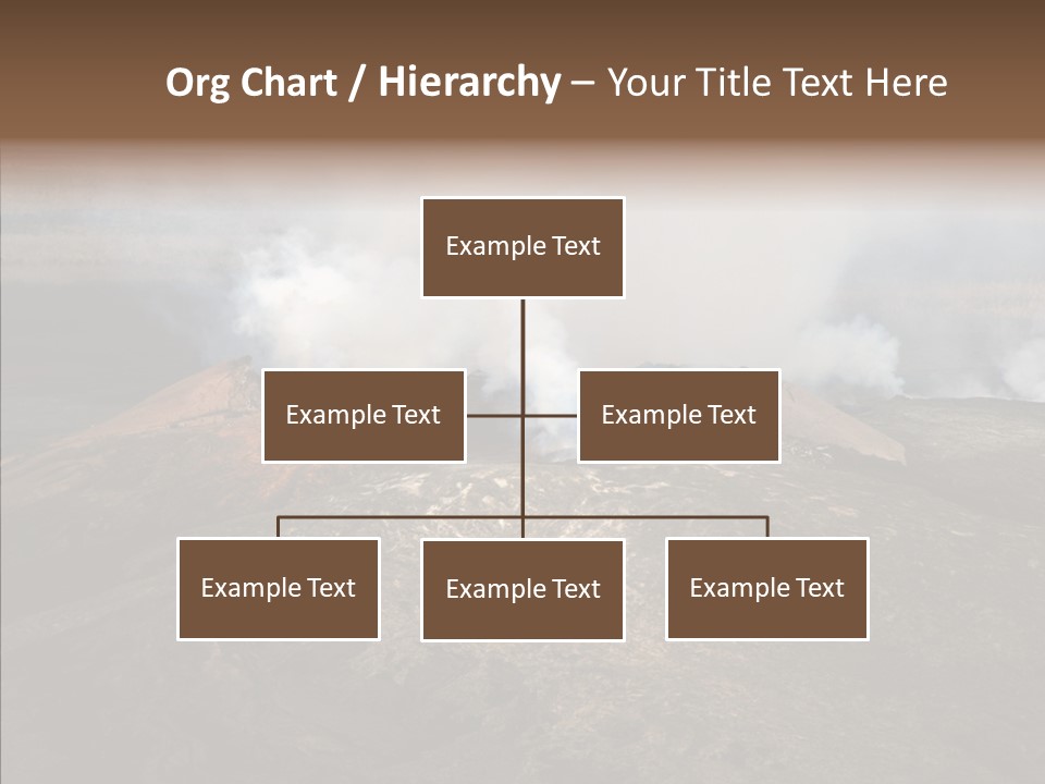 Erupt Active Smoldering PowerPoint Template