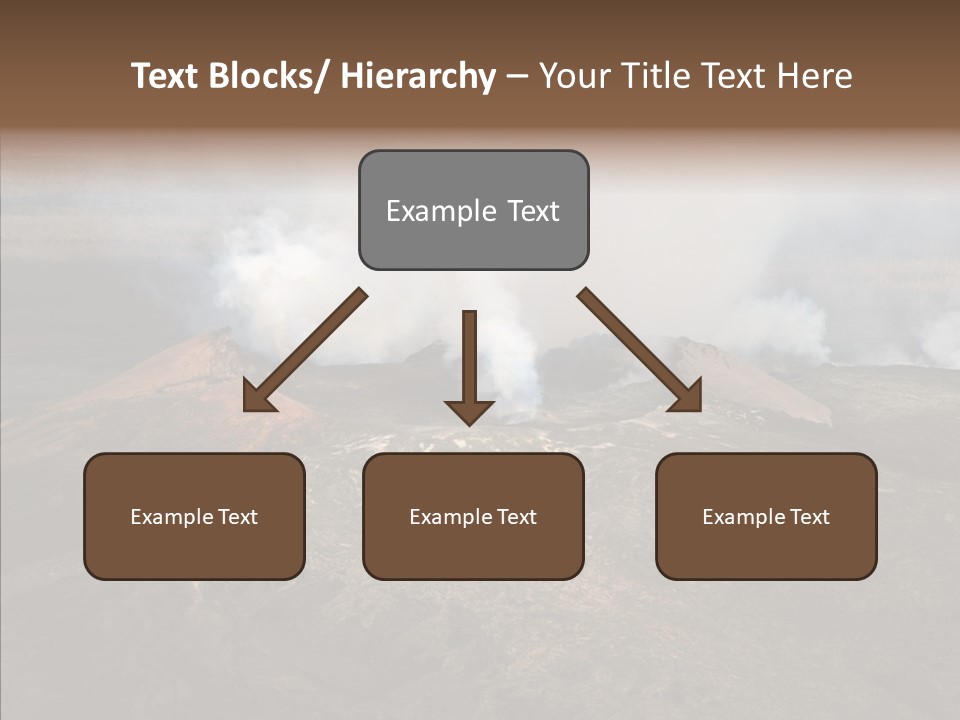 Erupt Active Smoldering PowerPoint Template