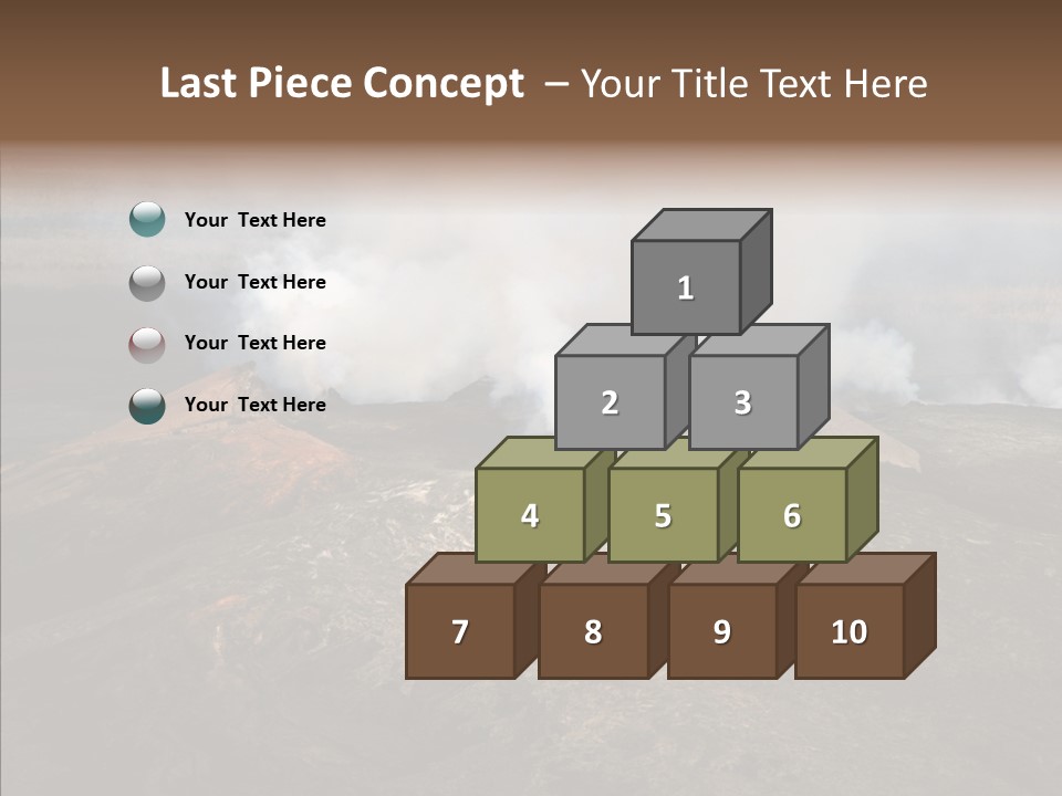 Erupt Active Smoldering PowerPoint Template