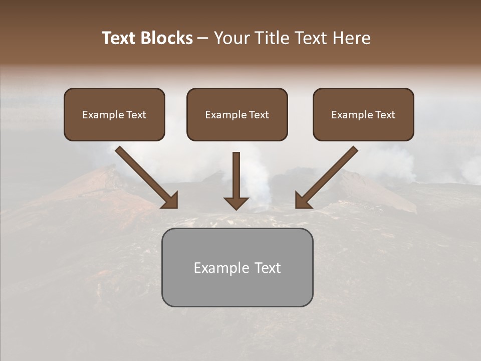 Erupt Active Smoldering PowerPoint Template