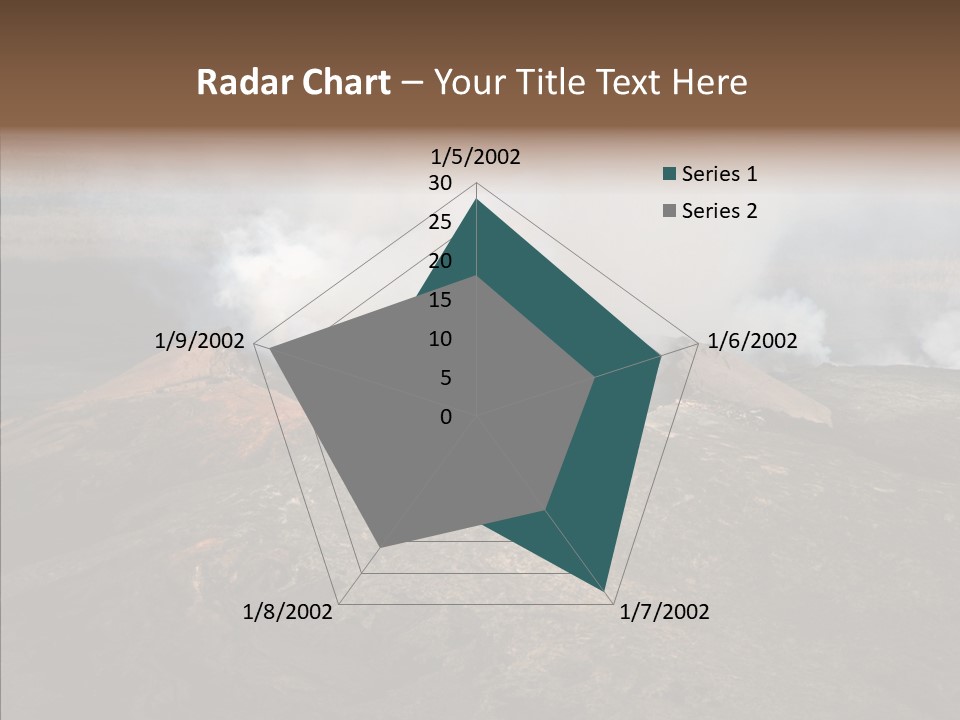Erupt Active Smoldering PowerPoint Template