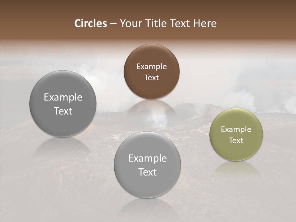 Erupt Active Smoldering PowerPoint Template