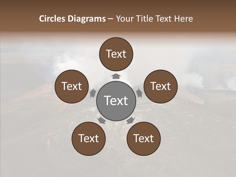 Erupt Active Smoldering PowerPoint Template