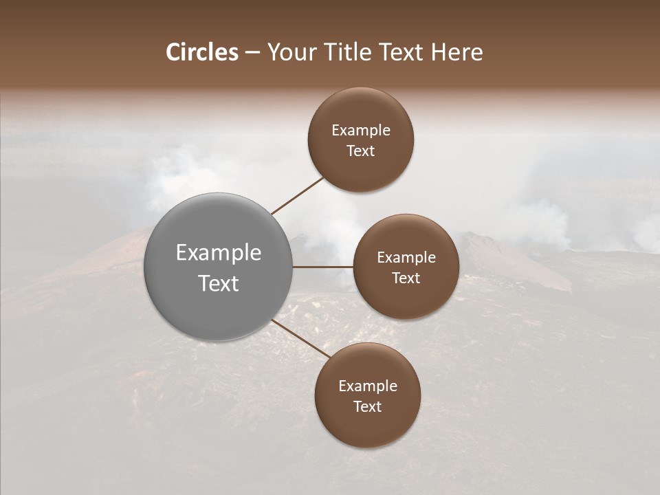 Erupt Active Smoldering PowerPoint Template