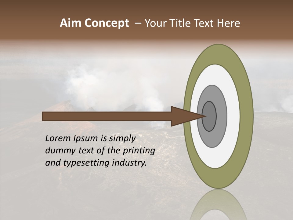 Erupt Active Smoldering PowerPoint Template