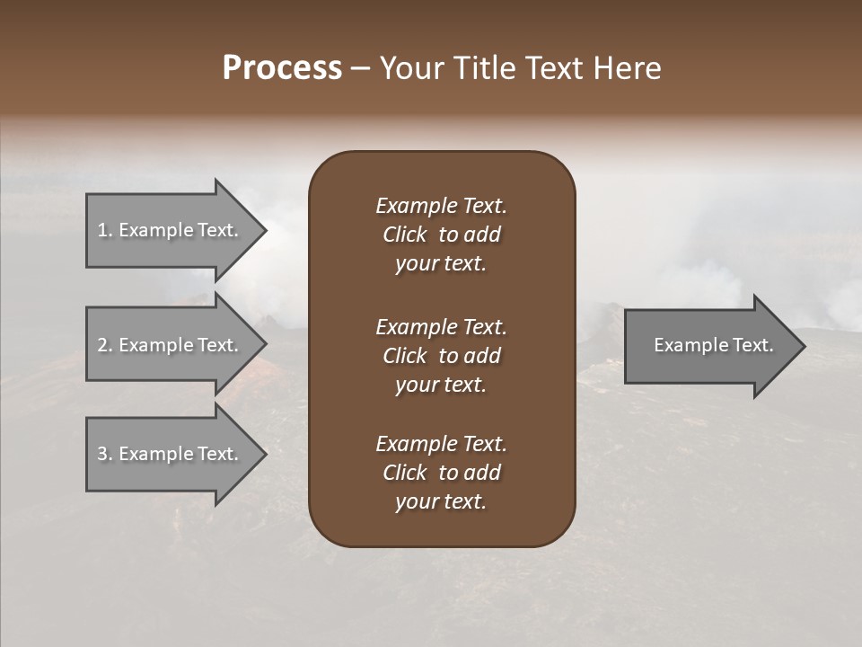 Erupt Active Smoldering PowerPoint Template