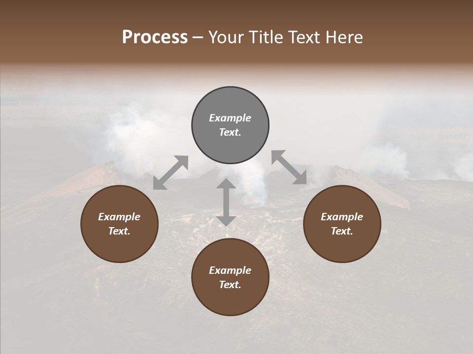 Erupt Active Smoldering PowerPoint Template