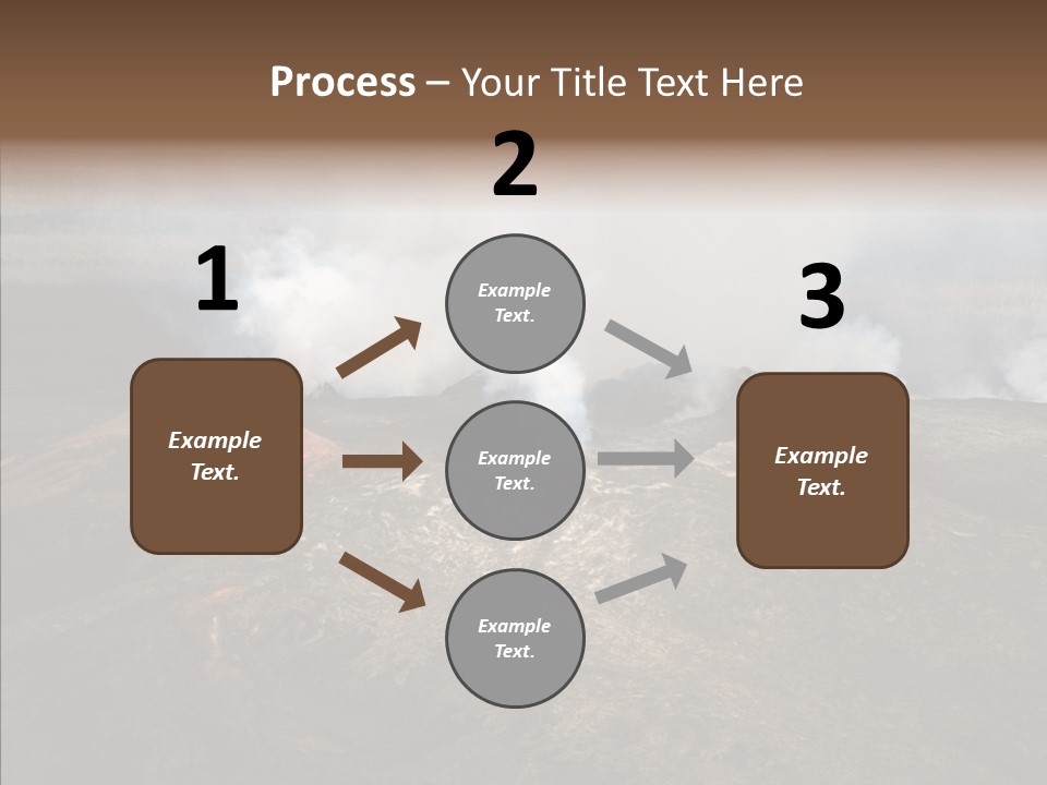 Erupt Active Smoldering PowerPoint Template