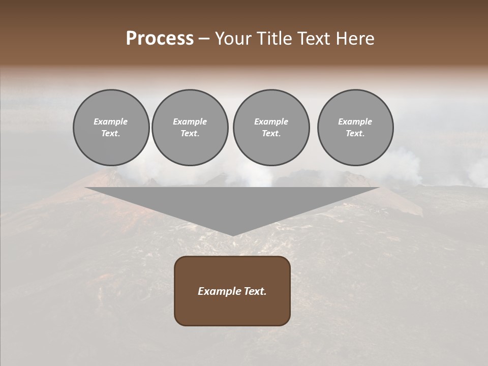 Erupt Active Smoldering PowerPoint Template