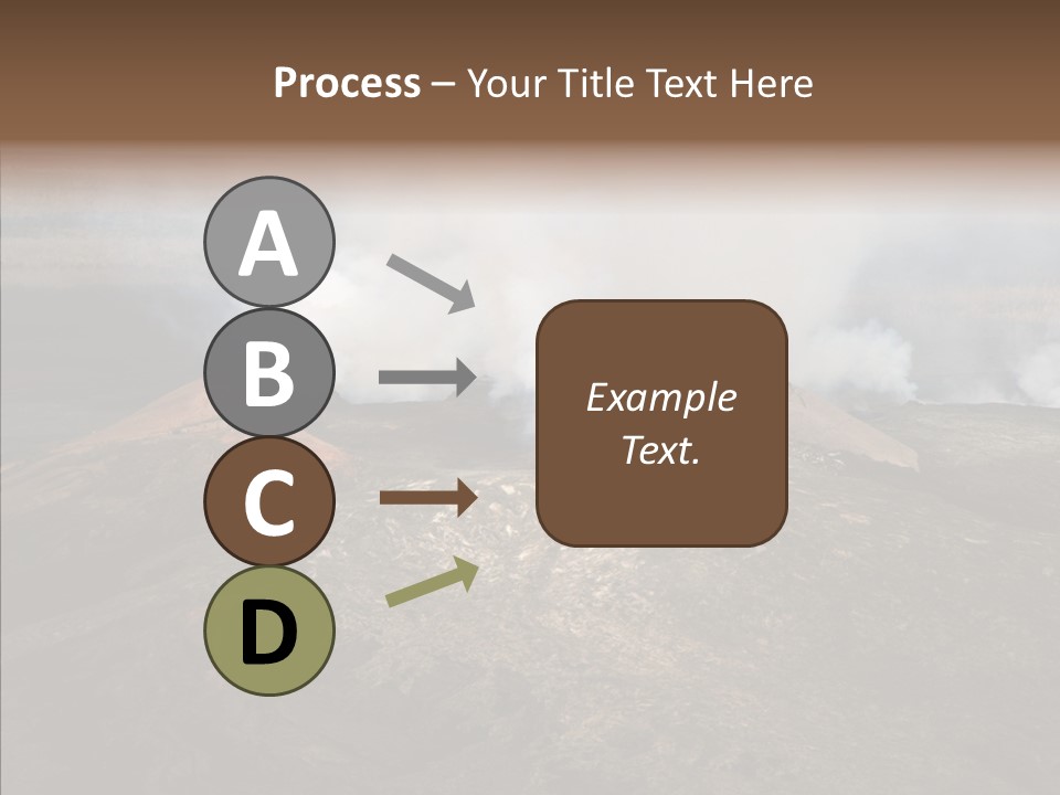 Erupt Active Smoldering PowerPoint Template