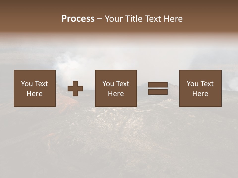 Erupt Active Smoldering PowerPoint Template