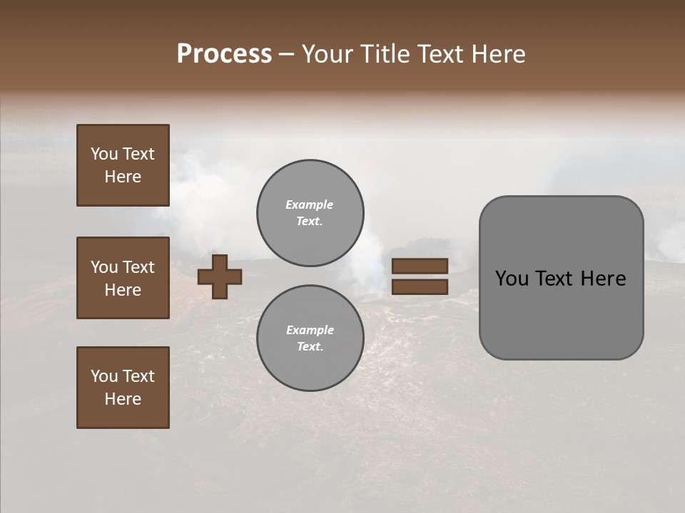 Erupt Active Smoldering PowerPoint Template