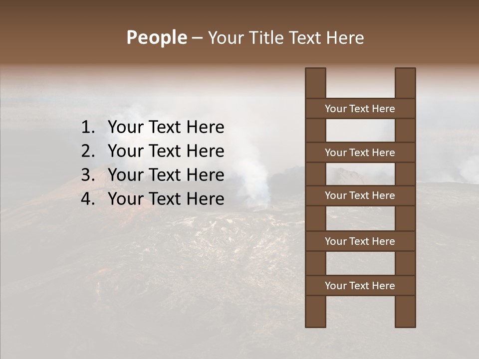 Erupt Active Smoldering PowerPoint Template