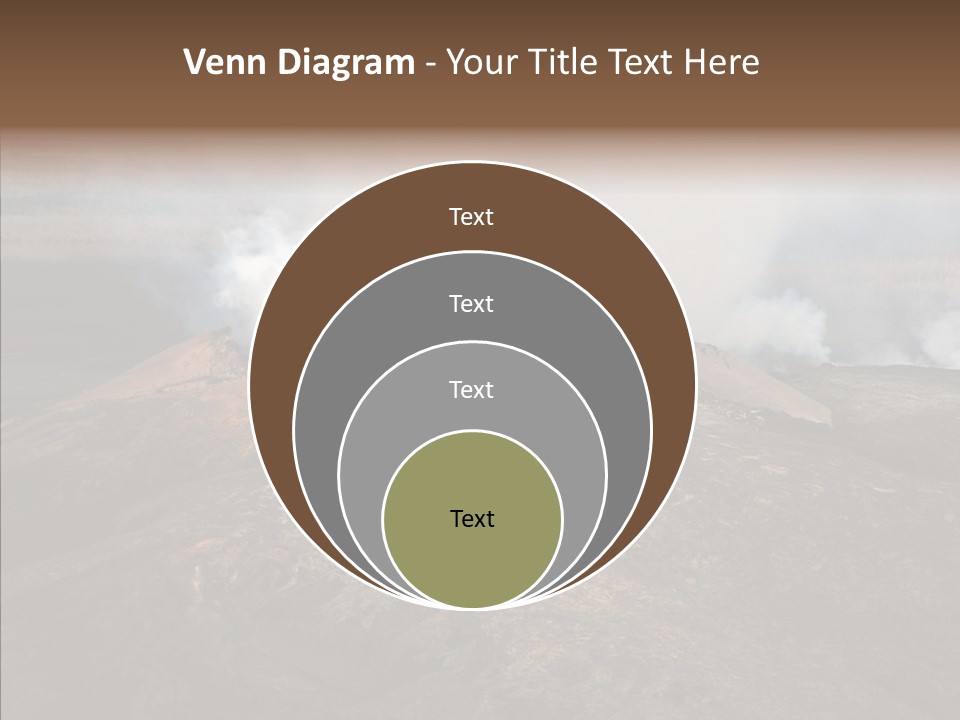 Erupt Active Smoldering PowerPoint Template