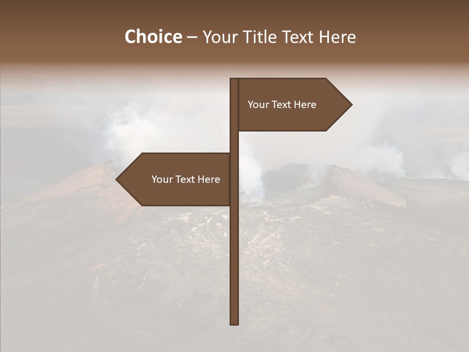 Erupt Active Smoldering PowerPoint Template