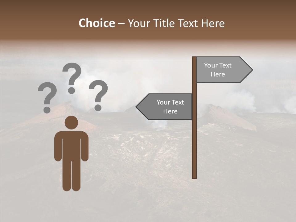 Erupt Active Smoldering PowerPoint Template