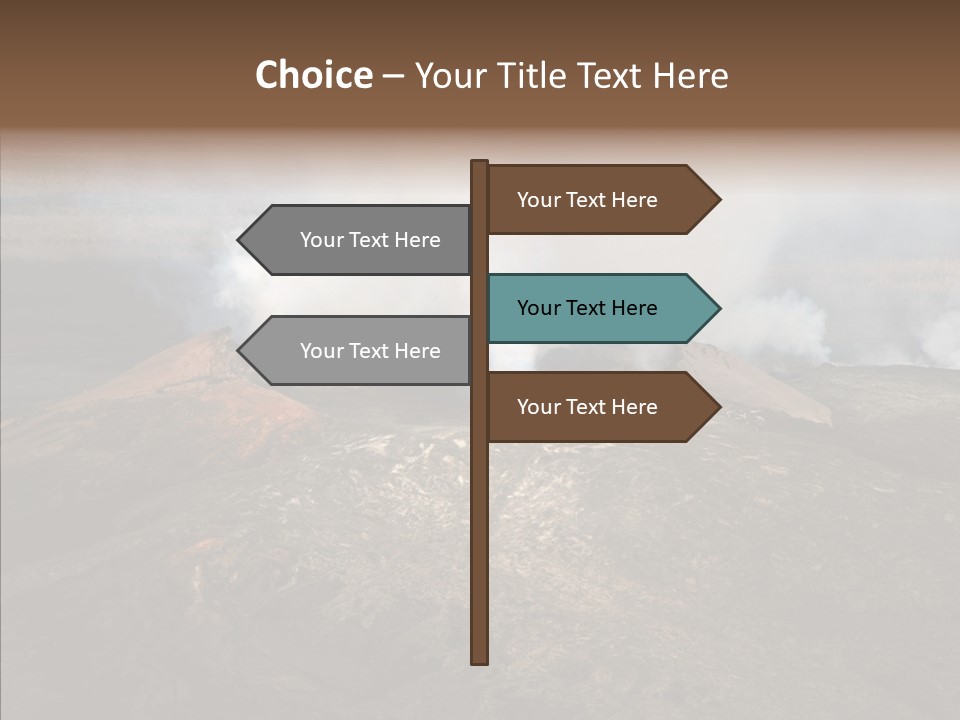 Erupt Active Smoldering PowerPoint Template