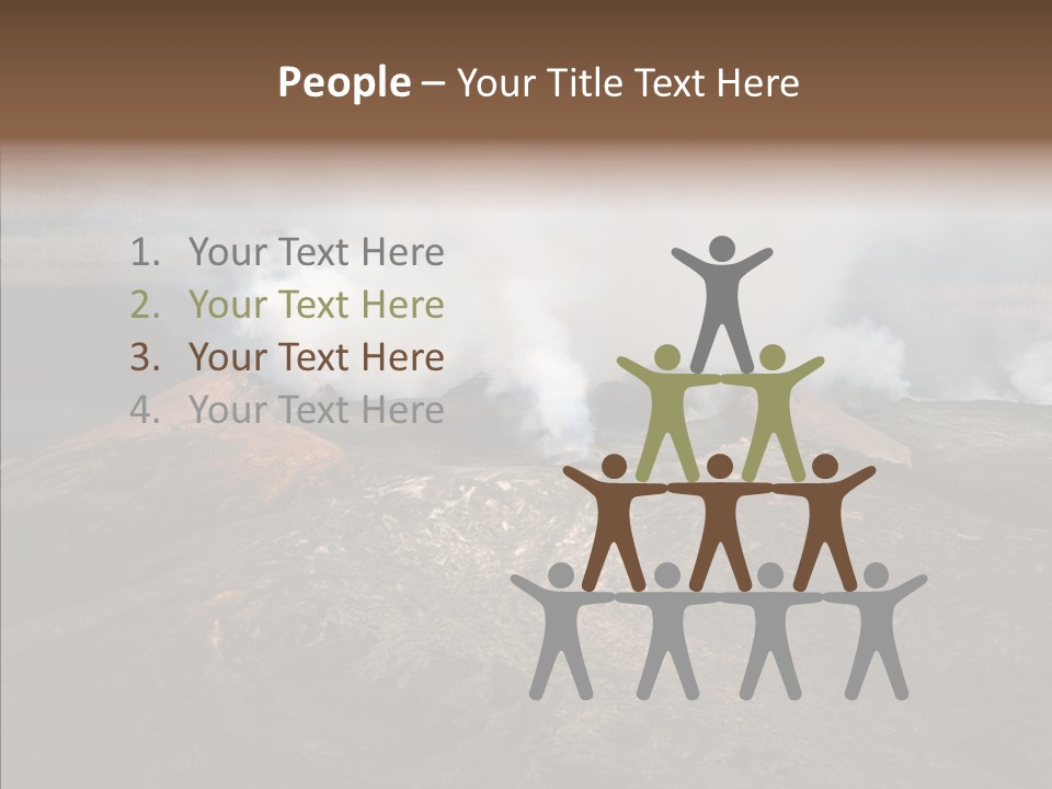 Erupt Active Smoldering PowerPoint Template