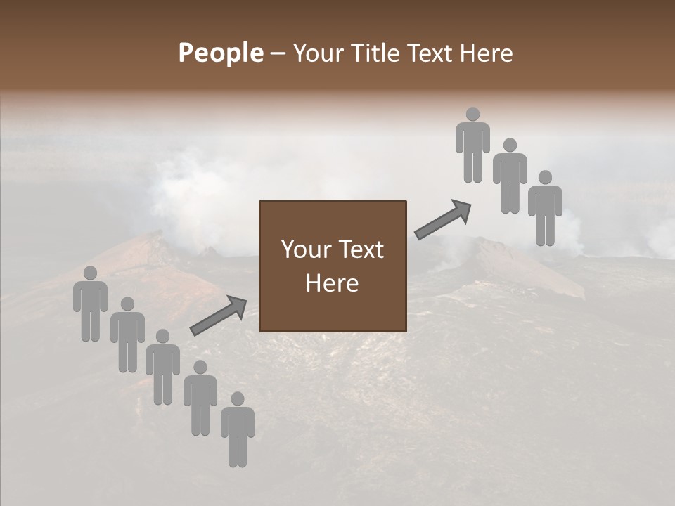 Erupt Active Smoldering PowerPoint Template