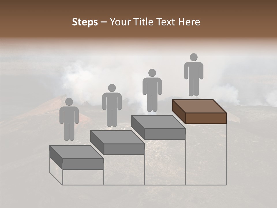 Erupt Active Smoldering PowerPoint Template