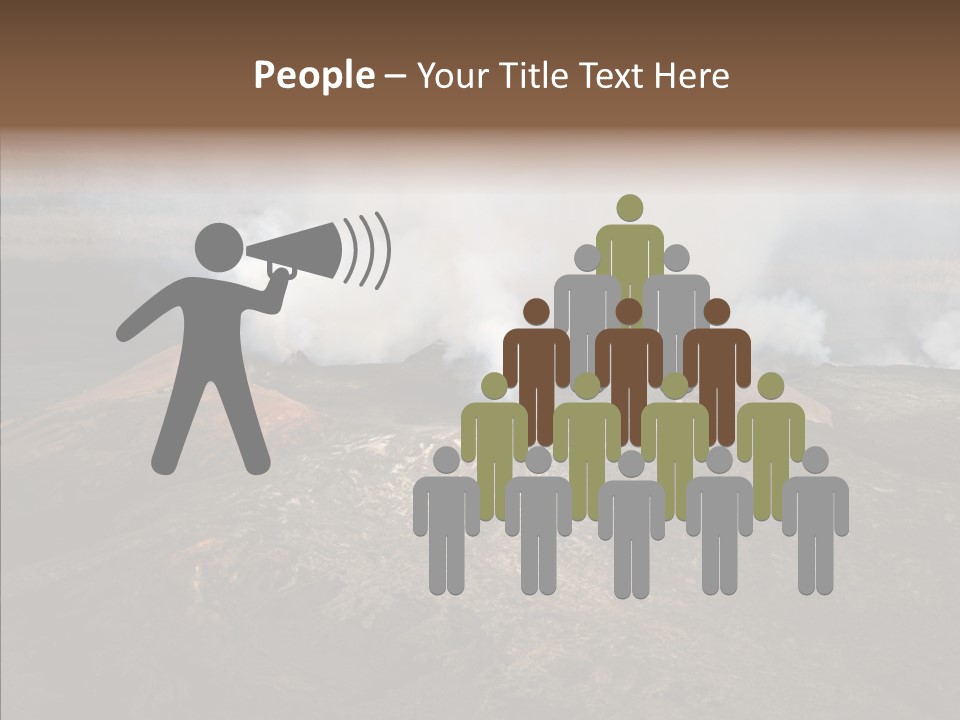 Erupt Active Smoldering PowerPoint Template