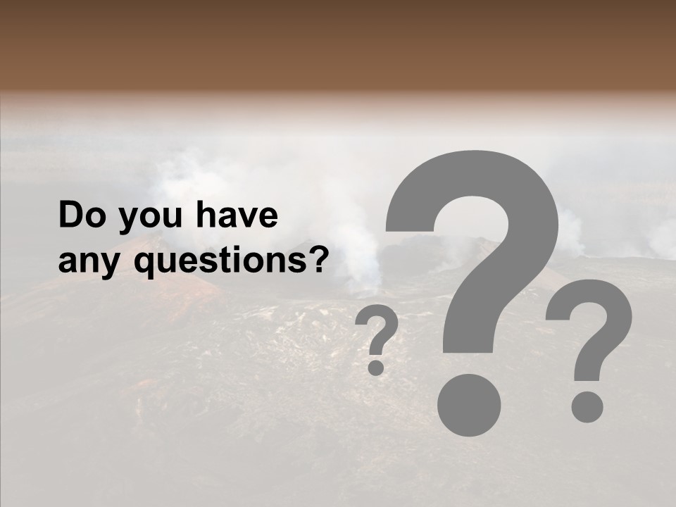 Erupt Active Smoldering PowerPoint Template