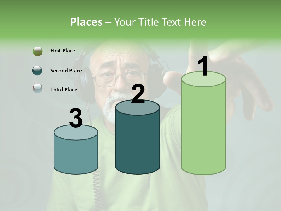 Illustration People Grandpa PowerPoint Template