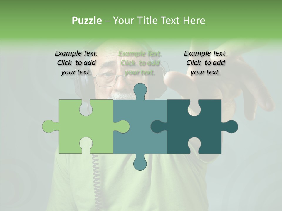 Illustration People Grandpa PowerPoint Template