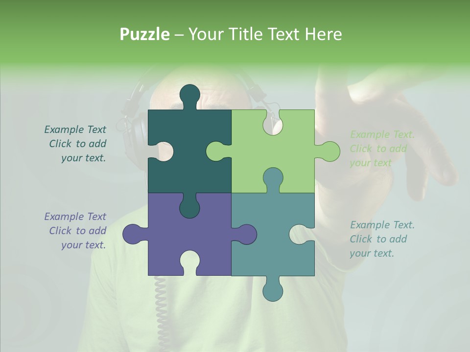 Illustration People Grandpa PowerPoint Template