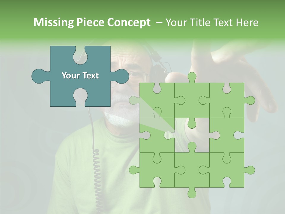 Illustration People Grandpa PowerPoint Template