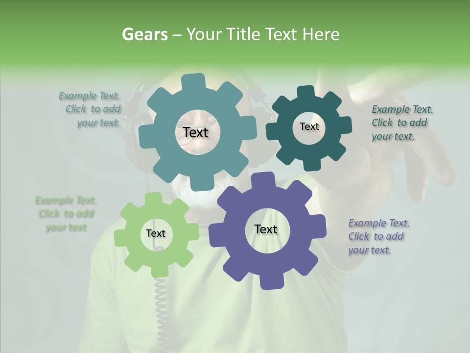 Illustration People Grandpa PowerPoint Template