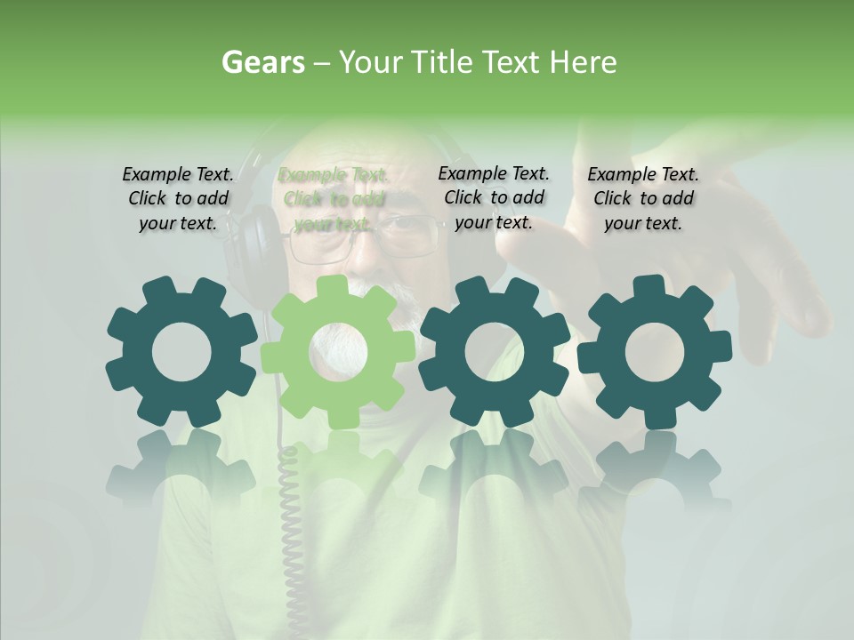 Illustration People Grandpa PowerPoint Template