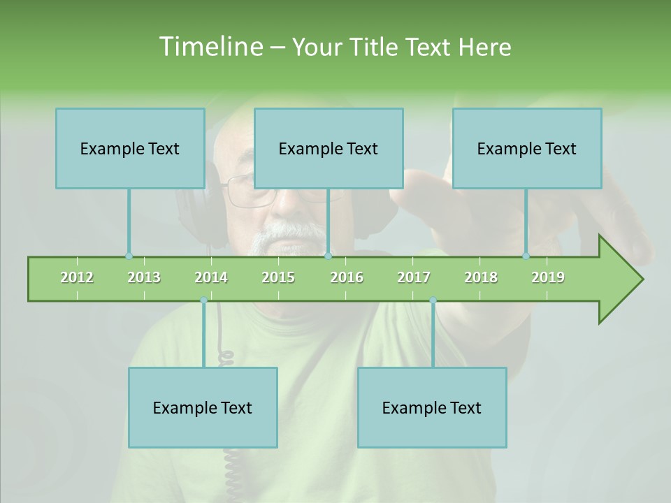 Illustration People Grandpa PowerPoint Template