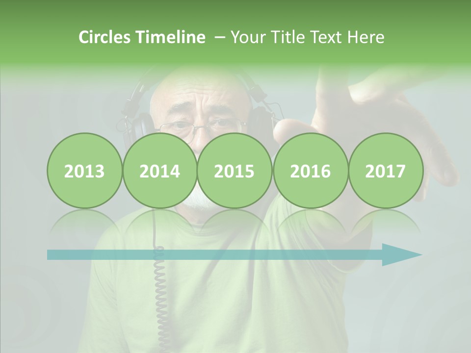 Illustration People Grandpa PowerPoint Template