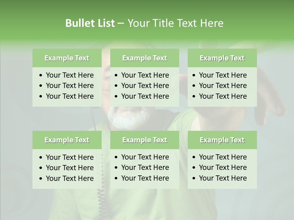 Illustration People Grandpa PowerPoint Template