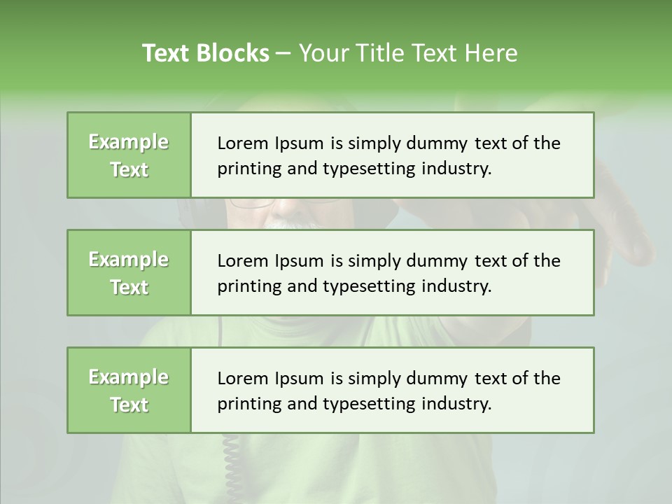 Illustration People Grandpa PowerPoint Template