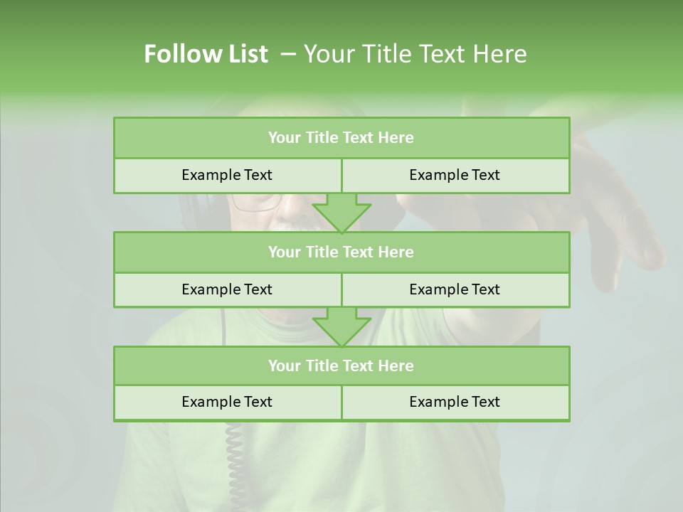 Illustration People Grandpa PowerPoint Template