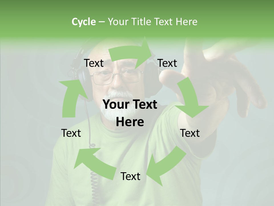 Illustration People Grandpa PowerPoint Template